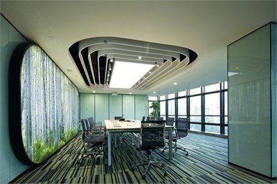騰訊科技(北京)希格瑪大廈4F辦公區(qū)裝修工程_美國(guó)室內(nèi)設(shè)計(jì)中文網(wǎng)